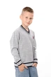 Дитячий джемпер для хлопчика зі смужками NoBrand 146 Сірий (p-20883-251553) - зображення 2