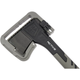 Топор туристический Gray 250 мм 54 HRC пластиковые ножны (a520314) - изображение 2