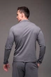 Чоловіча лонгслів R.A. Polo Long Grey на блискавці 2XL - зображення 7