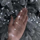Светодиодная гирлянда Мишура с флеш-эффектом 50 м 1500 LED Холодный белый свет Серебристый провод - изображение 3