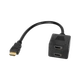 Адаптер HDMI - 2x HDMI 20см Cabletech (KOM0950) - изображение 1