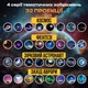 Світильник нічник, лазерний проектор зоряного неба, Galaxy Star 32 в 1 з акумулятором, пультом, мелодіями (00-0001307) - изображение 4
