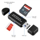 OTG Card Reader 2 в 1 Micro USB + USB 2.0A Stone концентратор разветвитель юсб хаб (ST-SC093) - изображение 3