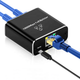 RJ45 сплиттер 1 в 2 на Gigabit LAN адаптер Stone сетевой адаптер переходник ethernet (ST-RJSP-1x2) - изображение 1