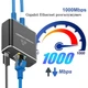 RJ45 сплиттер 1 в 2 на Gigabit LAN адаптер Stone сетевой адаптер переходник ethernet (ST-RJSP-1x2) - изображение 3