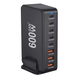 Зарядная станция GaN Pro 600W 8 портов USB-C USB-A PD 140W (534) - изображение 1