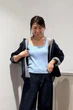Майка Uniqlo 46(L) Голубой (155050) - изображение 9