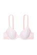 Бюстгальтер с уплотнённой чашкой Victoria's Secret 85B Белый/Розовый (154884) - изображение 2