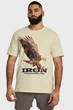 Чоловіча бежева футболка UA Pjt Rck Eagle Graphic SS Under Armour M 1383224-273 - изображение 1
