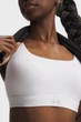 Жіночий білий топ UA Effortless High Bra Under Armour L A-C 6011263-100 - изображение 5