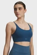 Жіночий синій топ Seamless Cotton Low Bra Under Armour S 6009864-498 - изображение 1