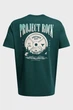 Чоловіча зелена футболка UA Pjt Rck Day Grphc SS Under Armour M 1383221-449 - изображение 4