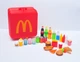 Набор мини продуктов McDonald's коробочка фаст фуд макдональдс гамбургер + эмблема для кукол MacDonald Mac big Mac cola - изображение 2
