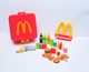 Набор мини продуктов McDonald's коробочка фаст фуд макдональдс гамбургер + эмблема для кукол MacDonald Mac big Mac cola - изображение 4