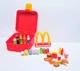 Набор мини продуктов McDonald's коробочка фаст фуд макдональдс гамбургер + эмблема для кукол MacDonald Mac big Mac cola - изображение 6
