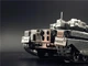 Металлический конструктор Танк Chieftain MK50 1:100. Металлическая сборная 3D модель танка. 3D пазл Танк Chieftain MK50 - изображение 5
