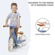 Беговел Kinderkraft Fly Plus голубой (KRFLPL00BLU0000) - изображение 9