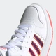Кроссовки Adidas Kids Hoops 2.0 Mid Cloud White/Signal Pink р.7/40/25.8см - изображение 3