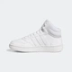 Кеды Adidas Kids Hoops Mid Cloud White/Cloud White/Grey Two р.6/38.5/25см - изображение 4