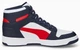 Мужские Кеды Puma Rebound LayUp Parisian Night/High Risk Red/White р. 9/42/27см - изображение 1
