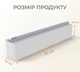 Диспенсер для пищевой пленки с резаком, настенный держатель-органайзер 36 см, белый - изображение 5