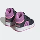 Кроссовки Adidas Kids Hoops Mid Lifestyle Legend Ink/Beam Pink/Pulse Lilac р. 9.5/26.5/17 см - изображение 5