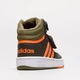 Кроссовки Adidas Kids Hoophs Mid Lifestyle Shadow Olive/Impact Orange/Focus Olive р. 9/26/16.5см - изображение 9
