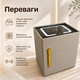 Прикроватная тумбочка с сейфом Мебельная тумба с беспроводной зарядкой Ночной столик с LED-подсветкой Стеклянная консоль USB для спальни - изображение 2