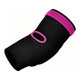 Налокітники спортивні RDX Hosiery Elbow Foam Black/Pink S - изображение 3