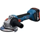 Аккумуляторная угловая шлифовальная машина Bosch GWS 18V-8 (18 В, 2×4 А·ч) (06019N9020) - изображение 1