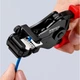Szczypce do ściągania izolacji Knipex z ostrzami kształtowymi 180 mm (12 21 180) - obraz 13