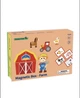 Магнитная игра пазл Tooky Toy Ферма в коробке книжке с магнитной доской карточками и фигурками - изображение 3