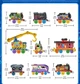 Игрушка THOMAS&FRIENDS «Паровозик Томас» на рельсах, поезд Duoduo Island, подарочная коробка, HTN35 - изображение 4