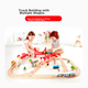 Железная дорога Hape E3707 деревянная, набор рельсов для сборки, от 3 лет - изображение 6