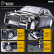 Дитяча іграшкова модель автомобіля Rolls-Royce Phantom від Chiyu Toys, реалістична модель зі сплаву, подарунок для хлопчиків. - зображення 9