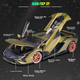 Bimeigao 1:18 Lamborghini FKP 37 Модель спортивного автомобіля Іграшка Реалістична модель легкосплавного автомобіля Подарункова модель для хлопчиків - зображення 4
