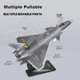 Модель винищувача Chiyumoxing J-20, іграшка зі сплаву літака, колекційна військова модель, екшн-фігурка, подарунок для хлопчиків - зображення 6