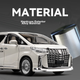 Chiyuchewan 1:18 масштаб Toyota Alphard MPV сплав лита модель автомобіля електричні двері іграшкова модель автомобіля подарунок для хлопчиків - зображення 6