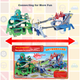 Трек TAKARA TOMY 910763 с электрической машинкой и двойным спиральным спуском, для мальчиков - изображение 2