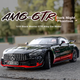 Модель Heimanba Mercedes-Benz GT-R зі сплаву, масштаб 1:18, чорна - зображення 3