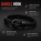 Унікальний чоловічий браслет Bangle Hook, браслет на удачу Чорний - зображення 1