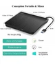 Зовнішній записувальний CD/DVD привід COCOPA BT638 — USB 3.0 дисковод для ноутбука і ПК, портативний DVD-RW - изображение 3