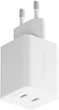 Зарядний пристрій PanzerGlass empower Turbo 45W 2xUSB-C GaN White-Silver (EM58685) - зображення 3
