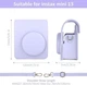 Чехол для Fujifilm Instax Mini 13 Case Dreamy Purple фиолетовый, чехол совместим с камерами Mini 13/12/11/9 (без фотоаппарата) модель 2026 - изображение 3