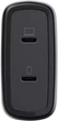 Ładowarka Trust Maxo 25525 2xUSB-C 65W GaN Czarna (8713439255256) - obraz 2