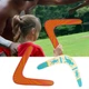 Деревянный бумеранг. Бумеранг из липы. Оранжевый бумеранг. Wooden boomerang - изображение 3