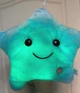 Подушка Звездочка с подсветкой, Мягкая игрушка светящаяся звезда, голубая - изображение 9