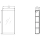 Дзеркальна шафа Cersanit Moduo 800x400 без підсвічування, сірий (S590-031) - зображення 2