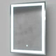 Дзеркало для ванної кімнати Van Mebles LED 3 700x500 прямокутне, з фронтальною LED-підствідкою - зображення 2