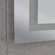 Дзеркало для ванної кімнати Mixxus HARD MR06 800x600 прямокутне, з LED-підсвічуванням Touch (MI6929) - зображення 7